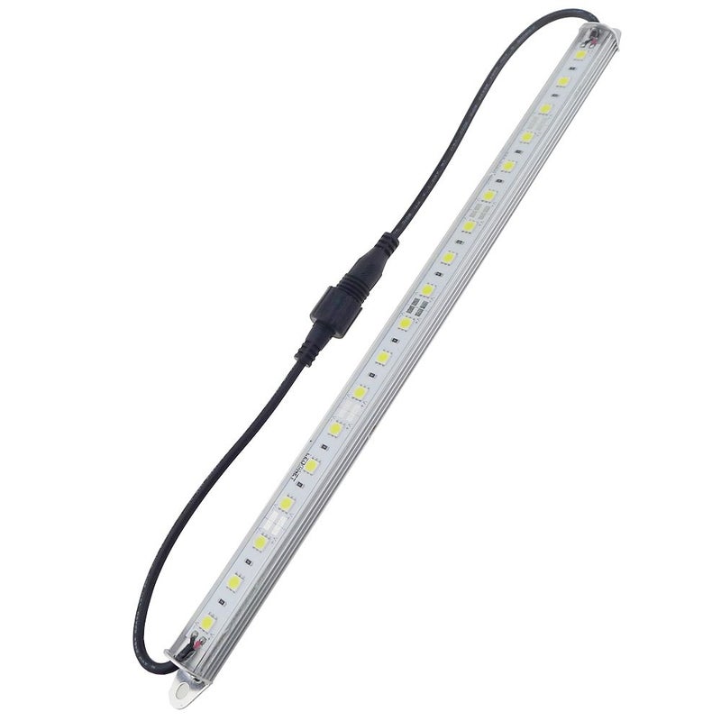 LEDENETÂ® 12" 6500K-7000K White Super Bright 18LEDs 5050 Aquarium LED Strip Lighting Waterproof Aluminum Lighting 12V DC LED Linear Bar Lamp (Cold White, 12" Long) - Image 5